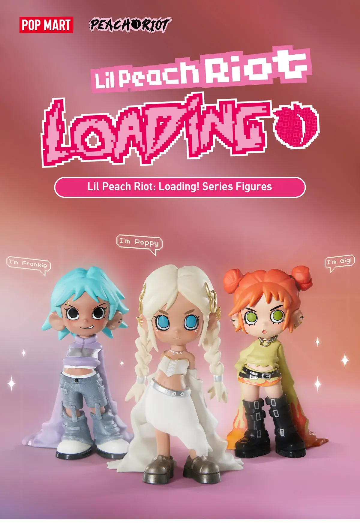 Случайная фигурка POP MART Lil Peach Riot: Loading! – купить по