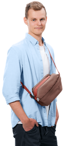 Картинка сумка кросс-боди Deuter Passway 2 Raisin-Caspia - 4