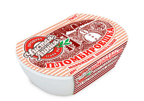 Мороженое "Шоколад" пломбир, 450г