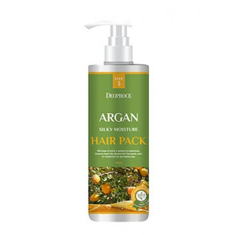 Deoproce Argan Silky Moisture Hair Pack - Маска для волос с аргановым маслом