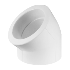 Угольник PP-R белый внутренняя пайка Дн 20х45гр VALFEX 10107020