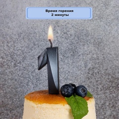 Свеча-цифра, ‎Грань, Черный жемчуг 