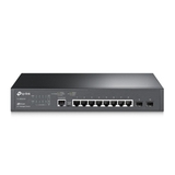 Коммутатор TP-LINK TL-SG3210 JetStream управляемый коммутатор уровня 2+ на 8 гигабитных портов и 2 гигабитных uplink-порта,8 портов RJ-45 10/100/1000 Мбит/с,2 гигабитных SFP-слота,консольные порты: 1 порт RJ-45 + 1 Micro-USB,функции L2/L2+,возможност