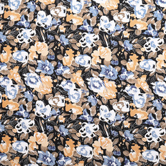 Ткань твил принт 150 г/м2, 100% вискоза, ш. 145 см