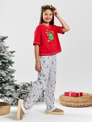 Костюм для девочки Праздник-1.1 Виотекс КРАСНЫЙ