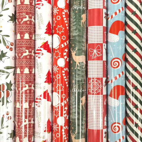 Бумага для оформления подарков Nyår, 70х300 см