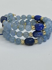 Аквамарин (браслет из натуральных камней)