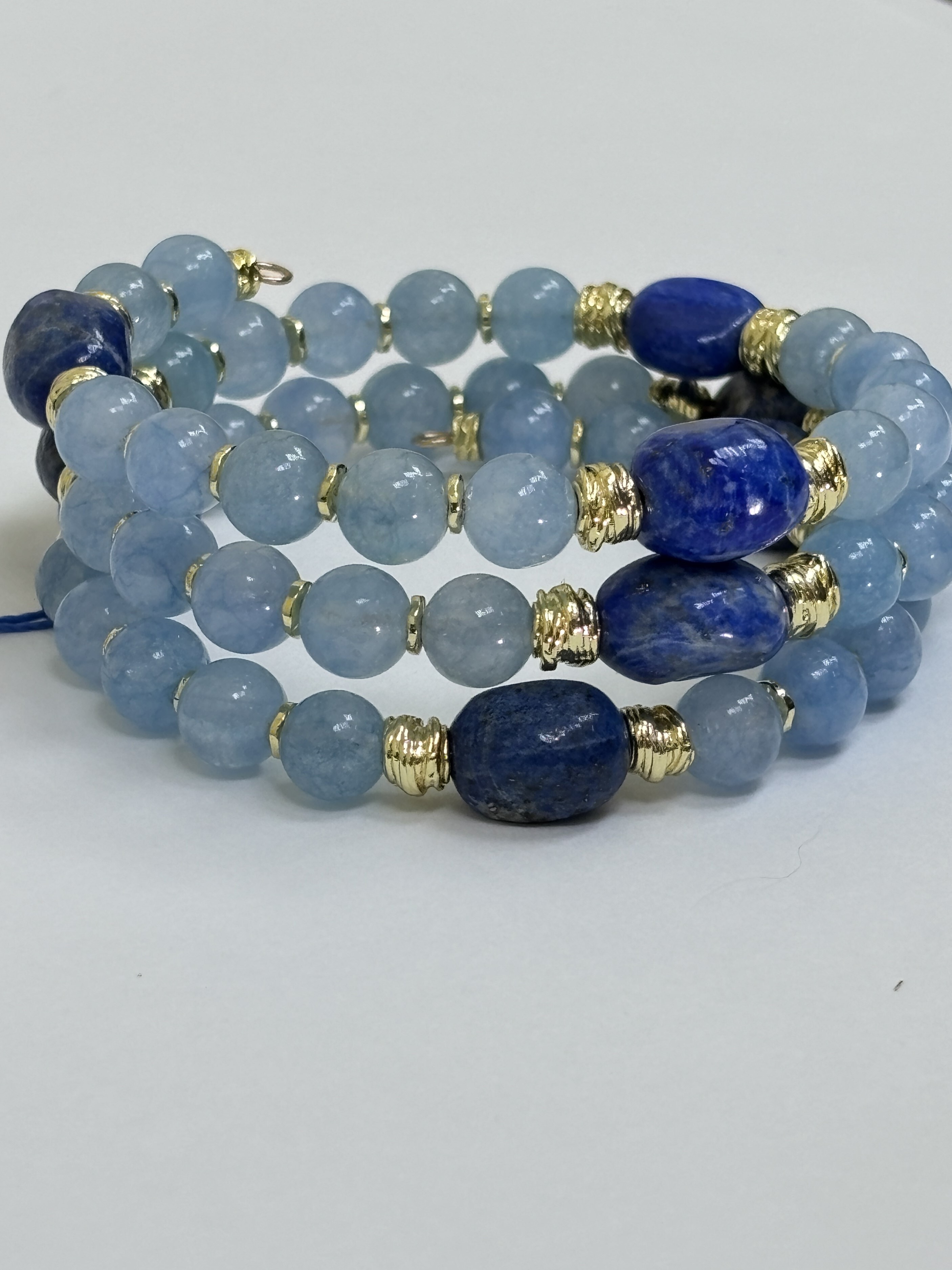 Аквамарин (браслет из натуральных камней)