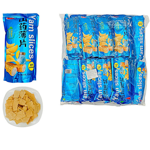 Чипсы из ямса с оригинальным вкусом Shuyangyang 1кор*8бл*20шт, 33гр