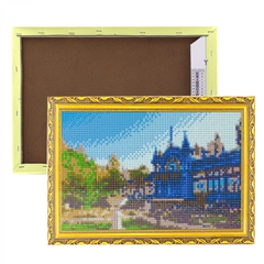 
          Алмазная мозаика Alingar, на подрамнике, с полным заполнением, (глянц), 20х30 см, 20 цветов, "Пятигорск. Лермонтовская галерея"