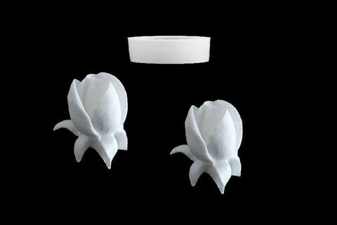 Силиконовый молд Бутон розы малый 2 D