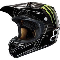Шлем FOX V3 Carbon Helmet - RC Monster размер L 59-60