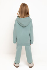 брюки  для девочки  КР 400783/голубой прибой