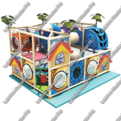 Детский игровой лабиринт "Райский уголок"