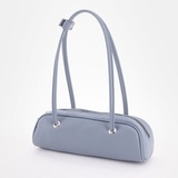 Сумка Саломея 2038 гладкий серо-голубой