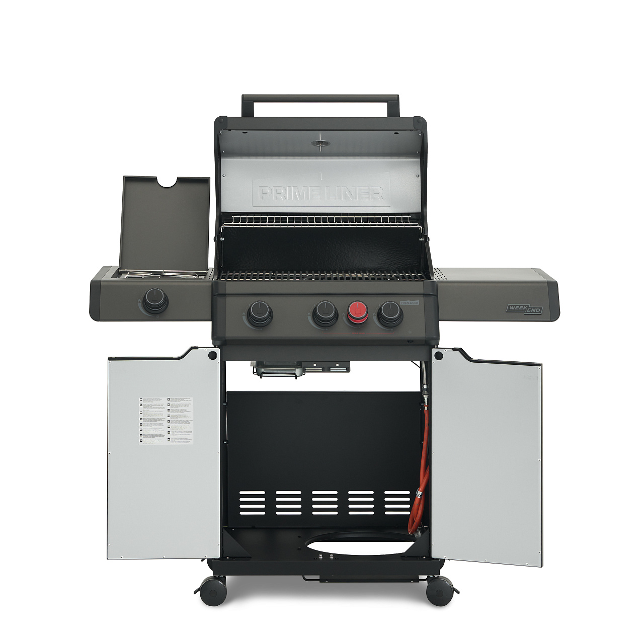 Газовый гриль PRIMELINER WEEKEND 3B комплектация DELUXЕ