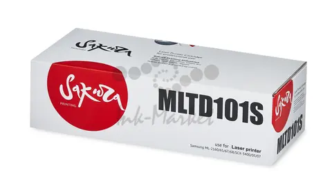 MLTD101S Sakura КОМПЛЕКТ из 2х картриджей для Samsung, черный, 1500 к.