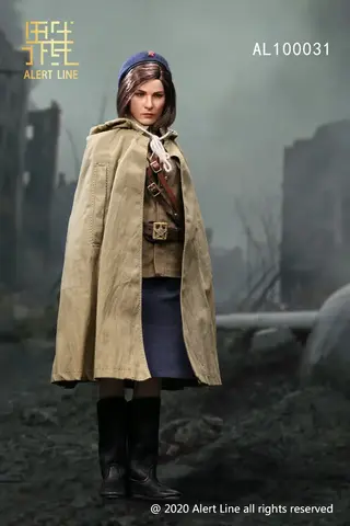 Фигурка Офицер НКВД женщина масштаб 1/6 Советская Армия ВОВ