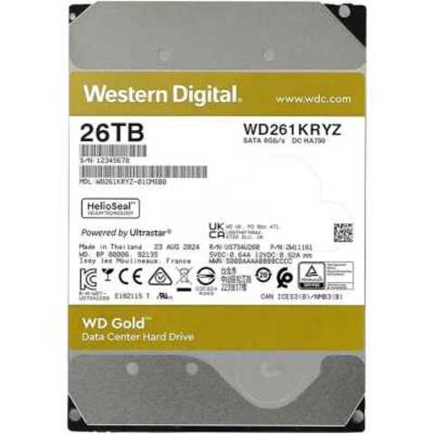 Жесткий диск WD Gold 26Tb WD261KRYZ