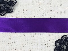 Лента атласная, ш. 2,5 см, 46 (41) фиолетовый