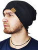 Картинка шапка-бини Skully Wear Loose Knitted Hat black - 4