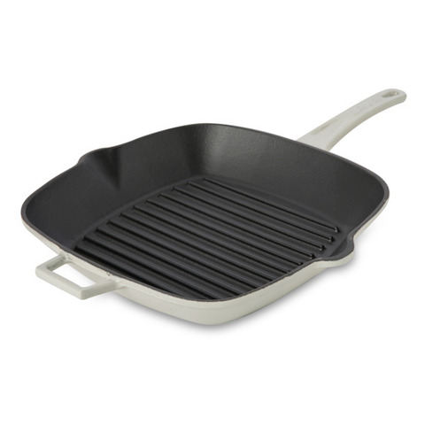 Сковорода-гриль квадратная LAVA 26см 1.85л кремовая