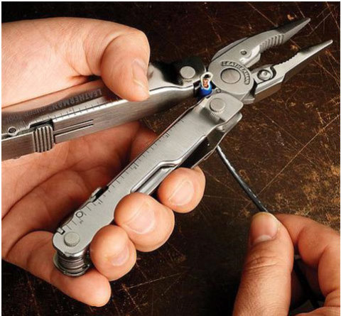 Мультитул Leatherman Super Tool 300 115 mm, 19 функций, серебристый, кробка картонная (831183)