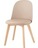 Стул Fog с подушкой бежевый деревянные ножки
