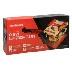 Игровая приставка Retro Genesis 8 Bit Lazergun + 450 игры (модель: C-56, Серия: C-50, AV кабель, 2 проводных джойстика + пистолет Zapper)