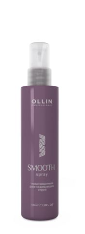 OLLIN smooth hair термозащитный разглаживающий спрей 150мл / thermal protection smoothing SPray