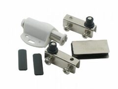 Магнит для стеклянных дверей 307013 хром