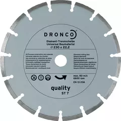 Алмазный сегментированный диск по бетону OSBORN 180 мм 4180485