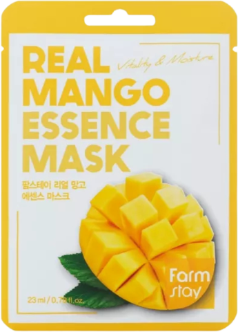 Farmstay Маска тканевая для лица с экстрактом манго  Mango Mask Sheet