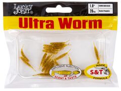 Слаги съедобные искусственные Lucky John ULTRAWORM 1 in (25 мм), цвет PA19, 20шт.