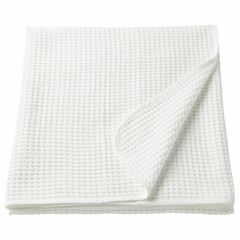 Покрывало IKEA VARELD (ВОРЕЛЬД), Белый, 150х250 см