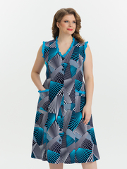 4532 Сарафан на пуговицах