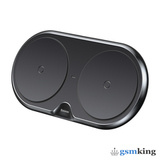 Baseus Dual Wireless Charger Metal Style Black WXXHJ-AO1