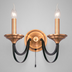 Настенный светильник 60098/2 черный