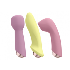 Набор секс-игрушек Satisfyer Marvelous Four (вибратор, вибратор-кролик, массажер, вакуумный стимулятор)