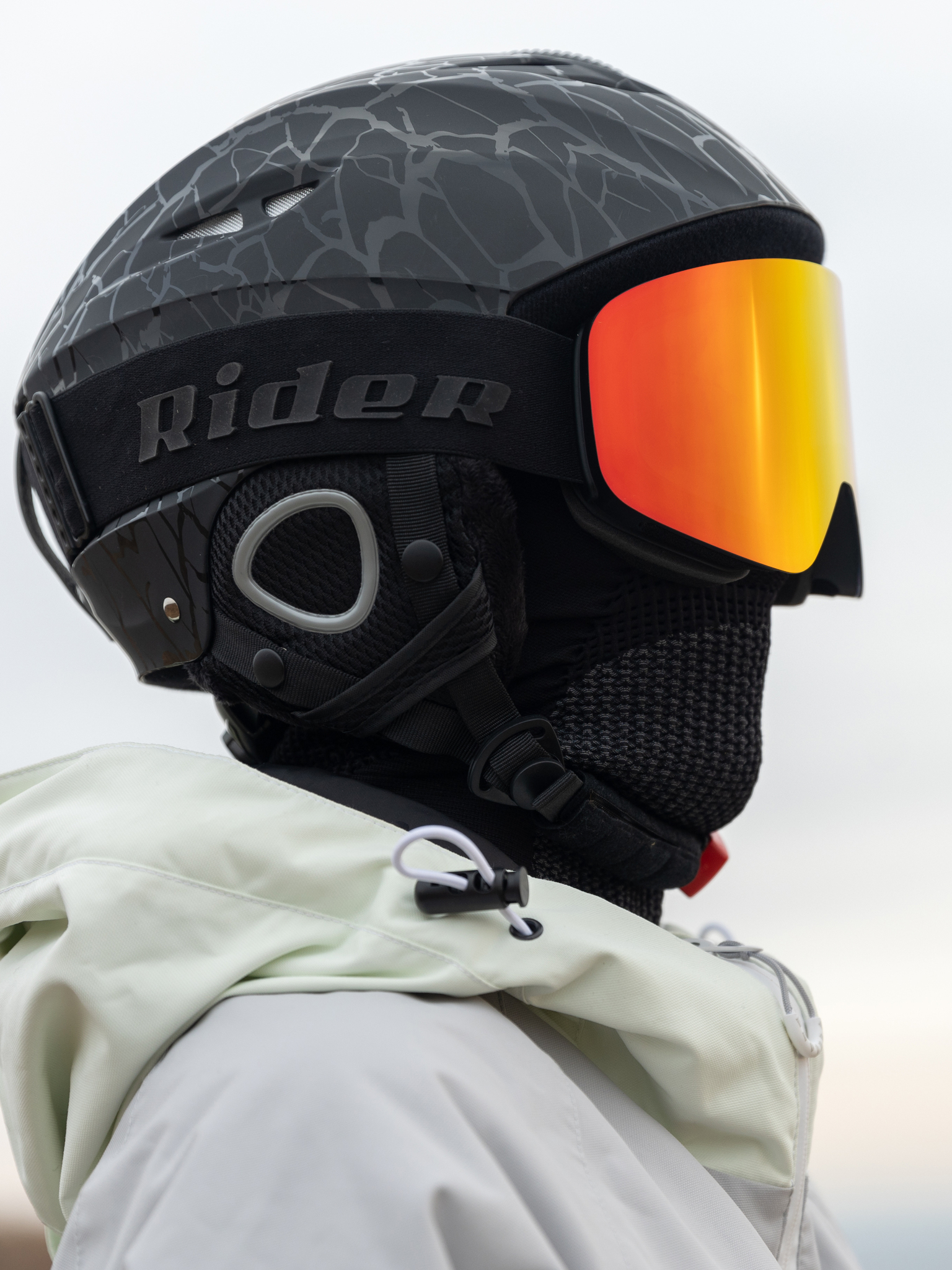 Маска горнолыжная EasyRider BLACK цвет Красный - Маски горнолыжные | iRide shop фото 4