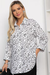 Блуза Твой стиль (черно-белая) Б13793-3М LT Collection