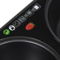 Форма для выпечки сталь, 21.5х32х4 см, антиприг, фигурная, 6 маффин, Daniks, K-669