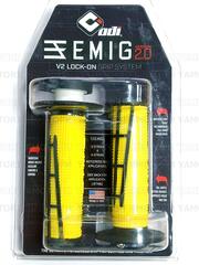Грипсы ODI EMIG V2 Lock-On H36E2YB Черный/желтый 4 и 2-х тактных