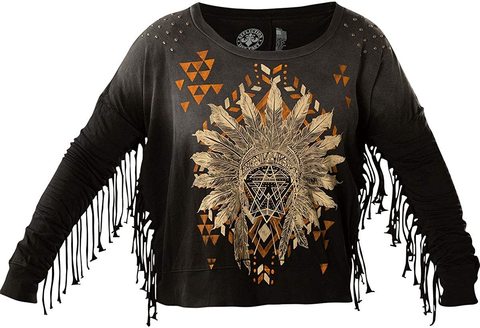 Affliction | Футболка лонгслив женская Trailhead AW19451 перед