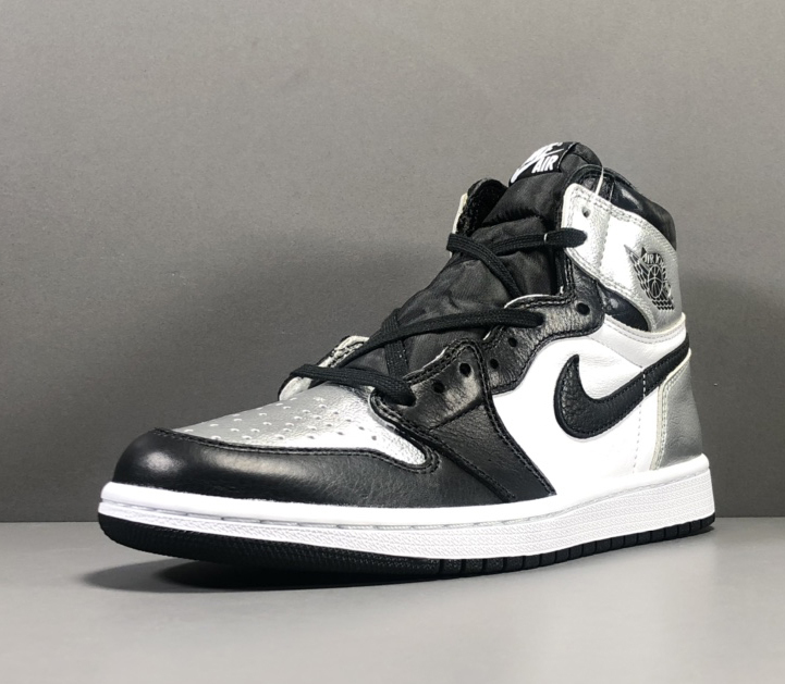 air jordan high silver toe