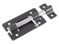 70-0-140 Задвижка дверная с полимерным покрытием, цилиндрический движок, 14х145мм (Россия)