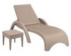 Шезлонг пластиковый Siesta Contract GS 1009 (Fiji), бежевый