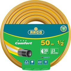 RACO COMFORT, 1/2″, 50 м, 30 атм, трёхслойный, армированный, поливочный шланг (40303-1/2-50)