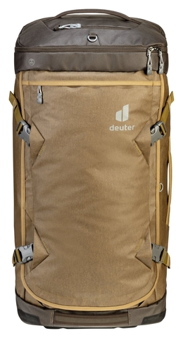 Картинка сумка на колесах Deuter Aviant Duffel Pro Movo 60 clay-coffee - 4