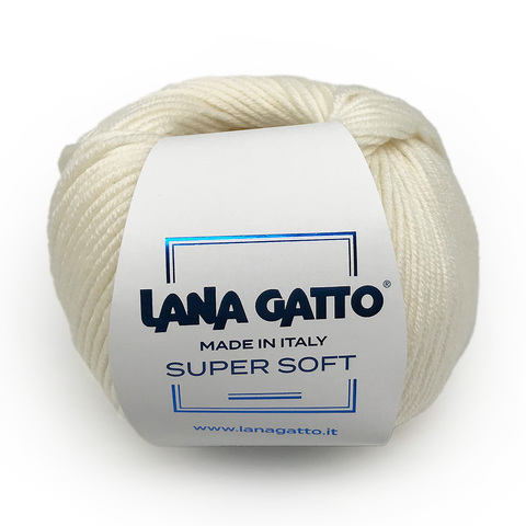 Пряжа Lana Gatto Super Soft 00978 натуральный (уп.10 мотков)